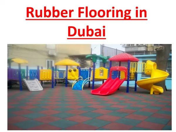 Rubbwe Flooring in Dubai