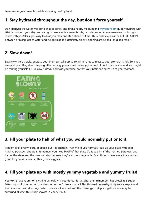 Important Tips for Eating Way Less but Still Feeling Full!