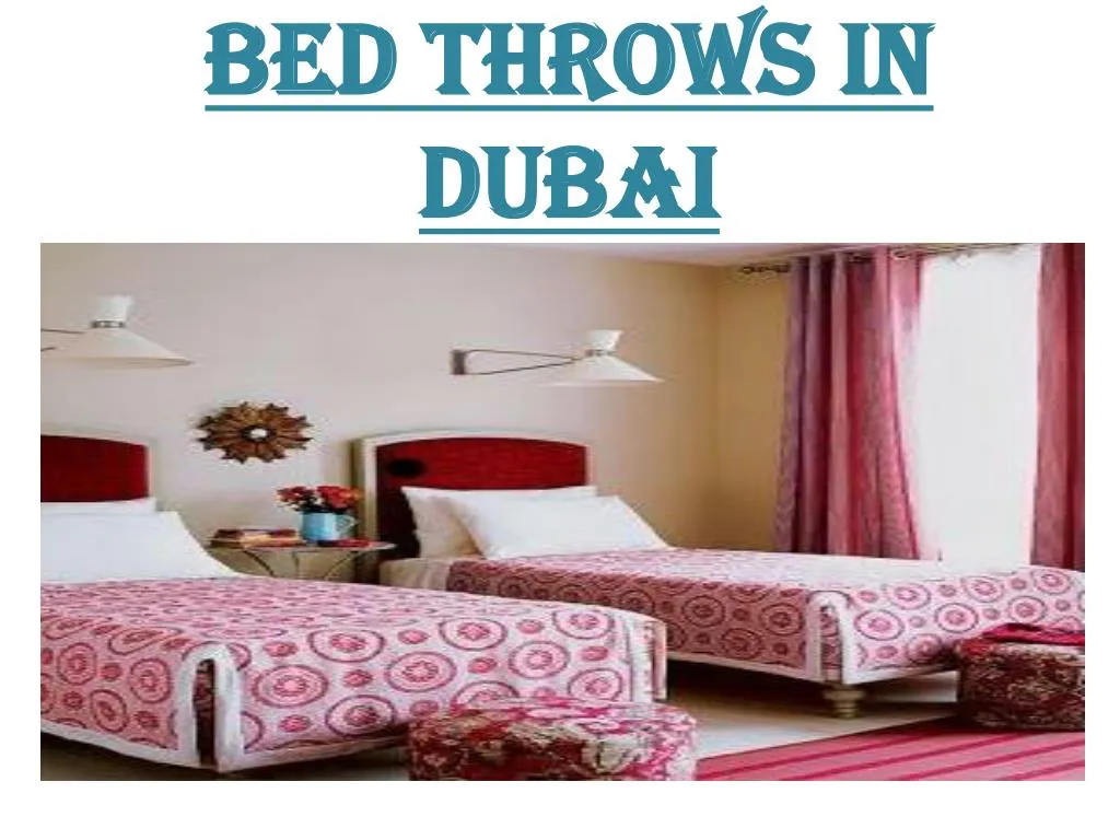 bed throws in dubai
