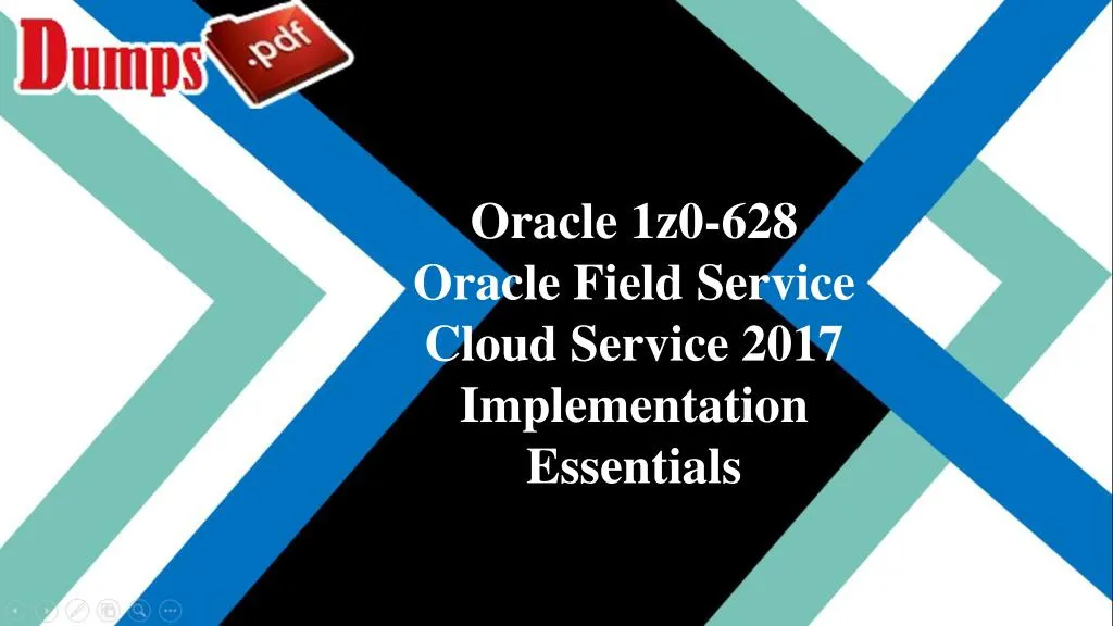 oracle 1z0 628 oracle field service cloud service