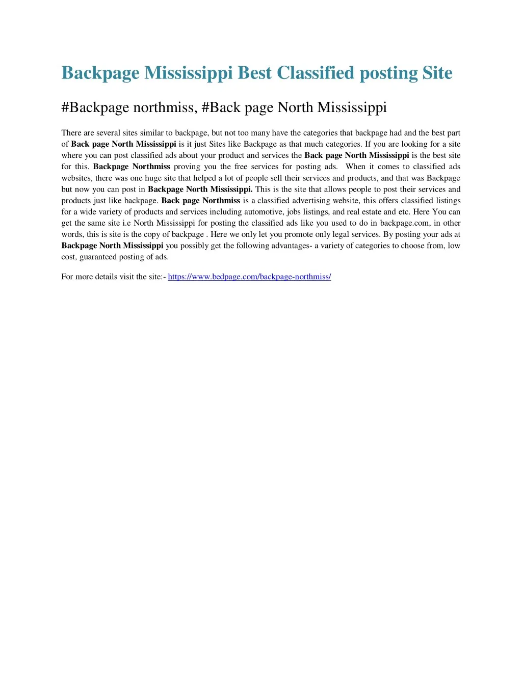 backpage mississippi best classified posting site