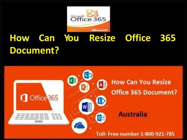 HOW CAN YOU RESIZE OFFICE 365 DOCUMENT?