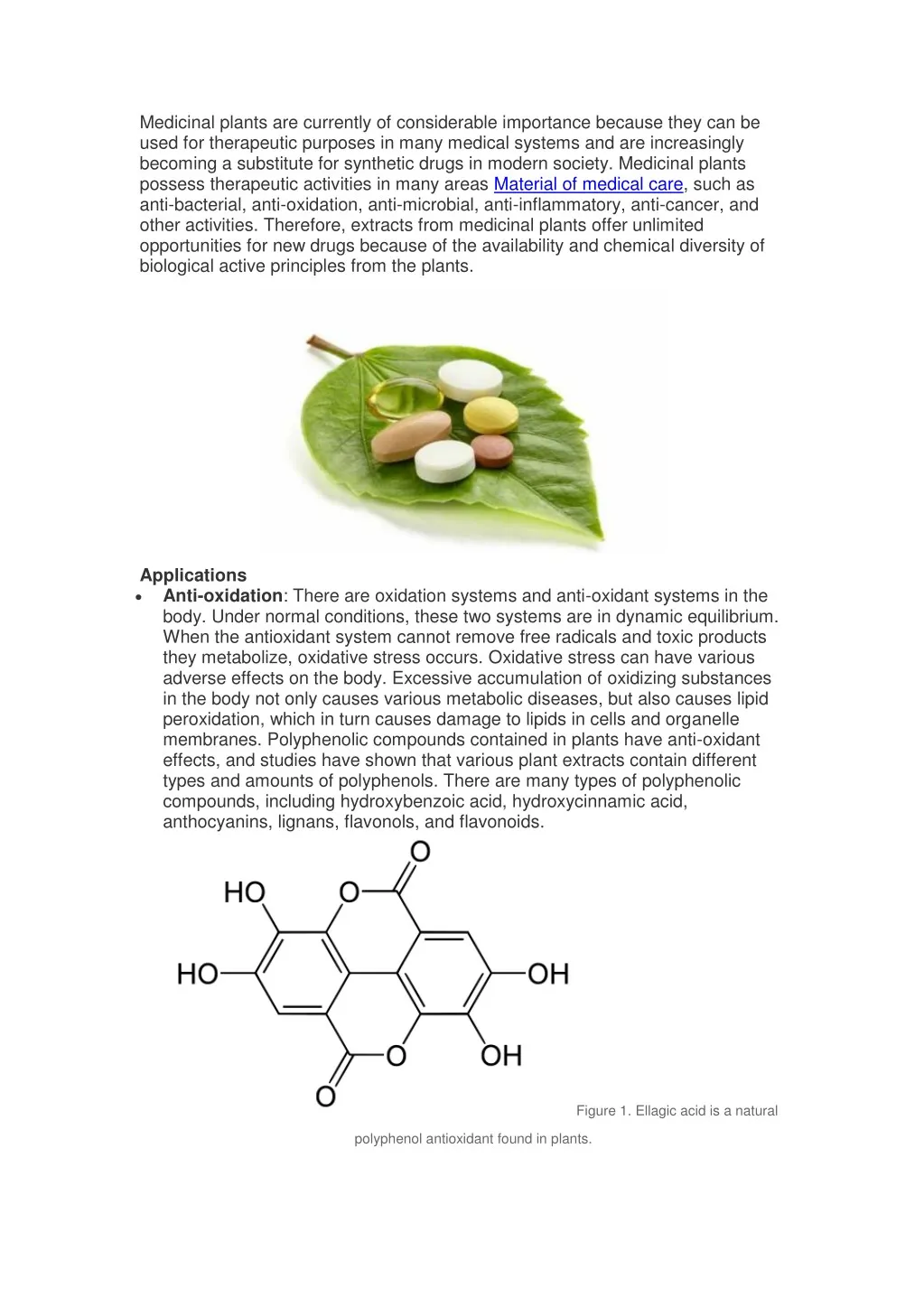 medicinal plants are currently of considerable