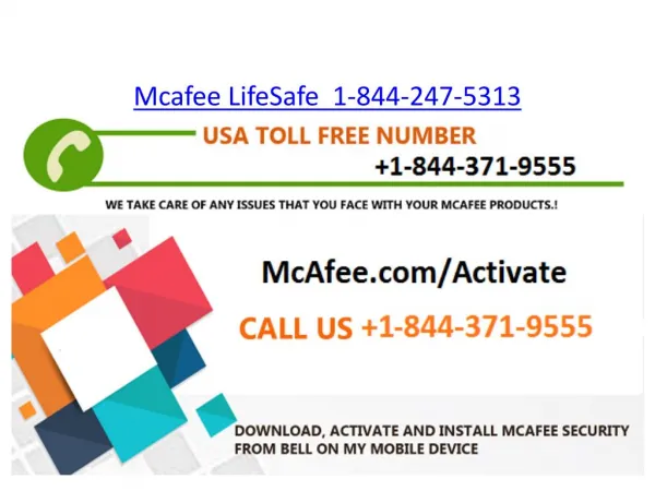 Mcafee.com/Activate | 1844-371-9555 | McAfee Life Safe USA