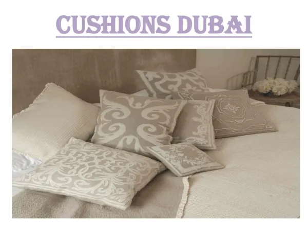 cushions in abu dhabi