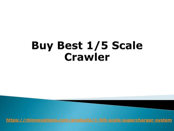 https rbinnovations com products 1 5th scale