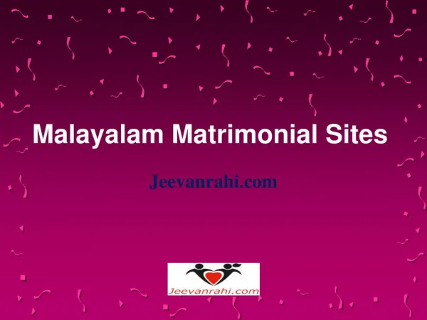 Malayalam Matrimonial Sites | Free Matrimonial Sites in Delhi | Jeevanrahi