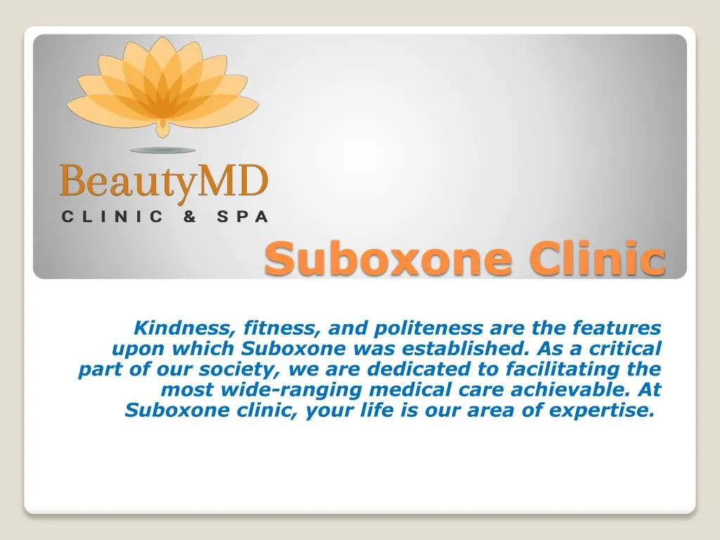suboxone clinic