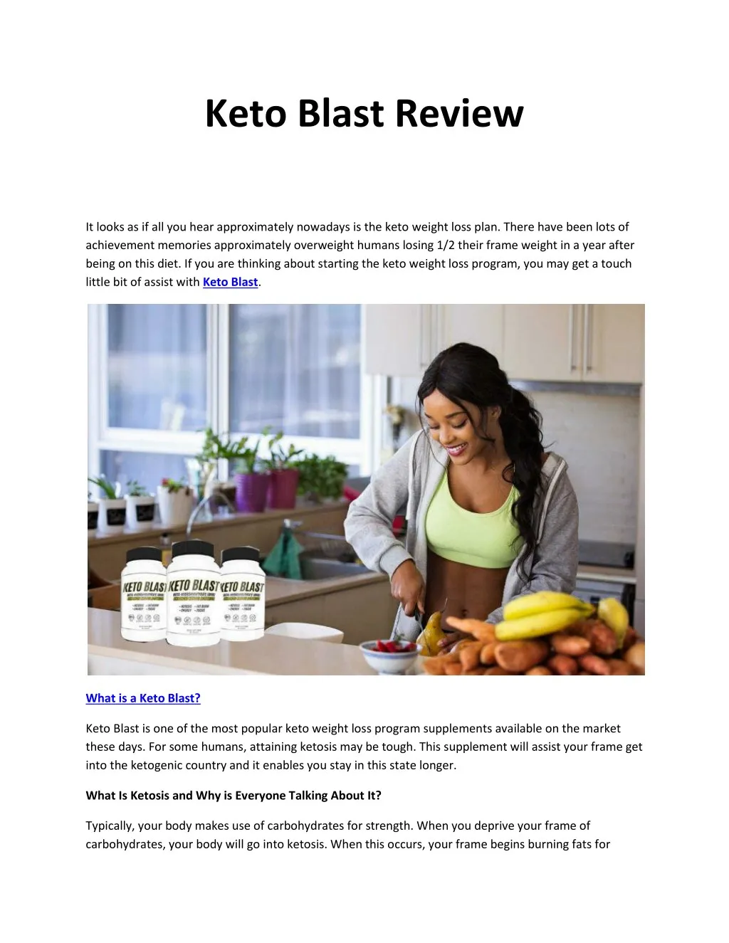 keto blast review