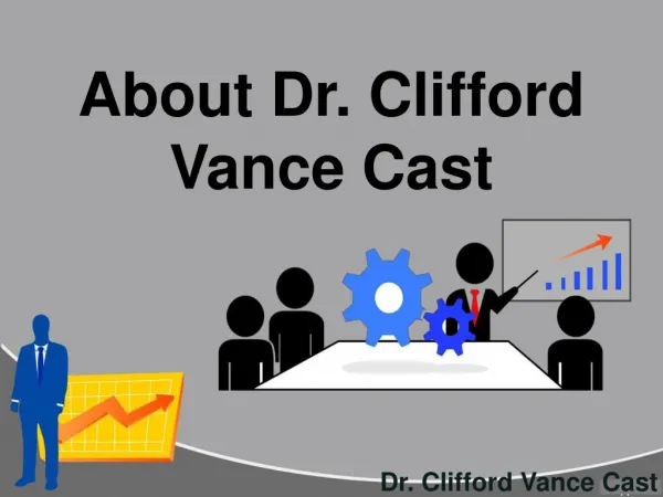 Dr. Clifford Vance Cast Holds A Ph.D in What Exactly?