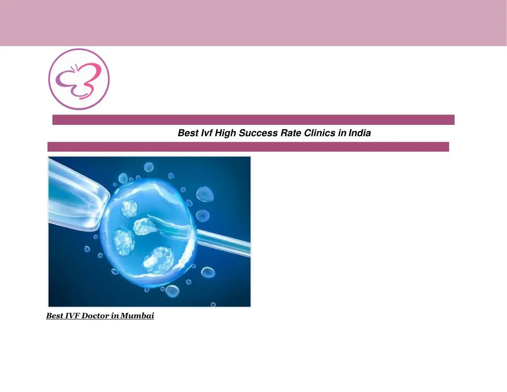 best ivf high success rate clinics in india