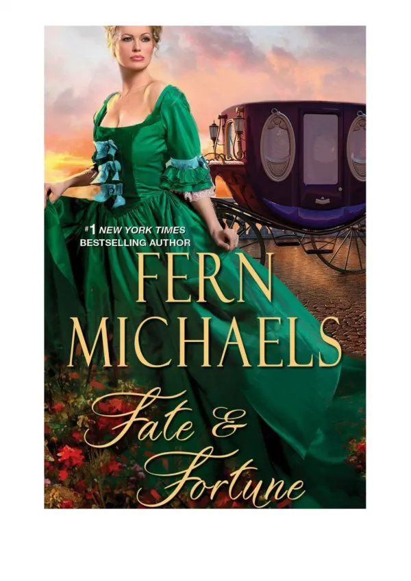 ?[PDF] Free Download Fate & Fortune By Fern Michaels