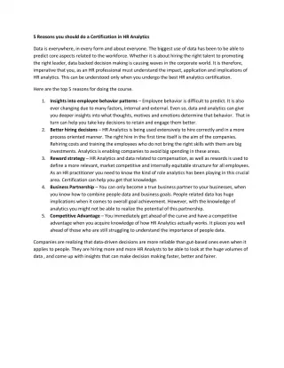 Online Human Resource Management Courses - slide 1