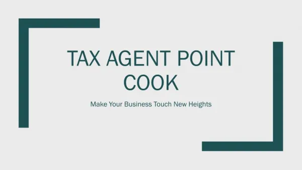 tax agent point cook