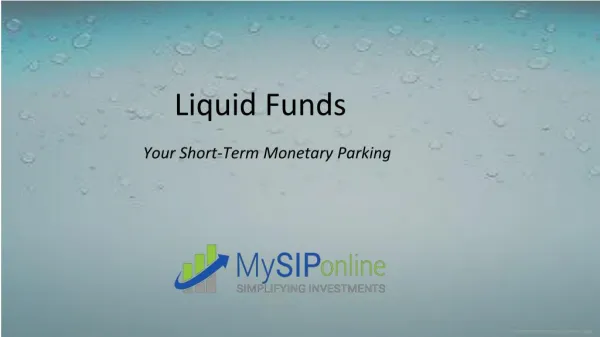 Best Liquid Mutual Funds to Invest in India