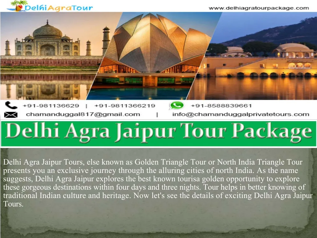 delhi agra jaipur tours else known as golden