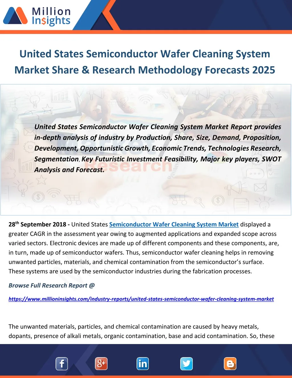 united states semiconductor wafer cleaning system