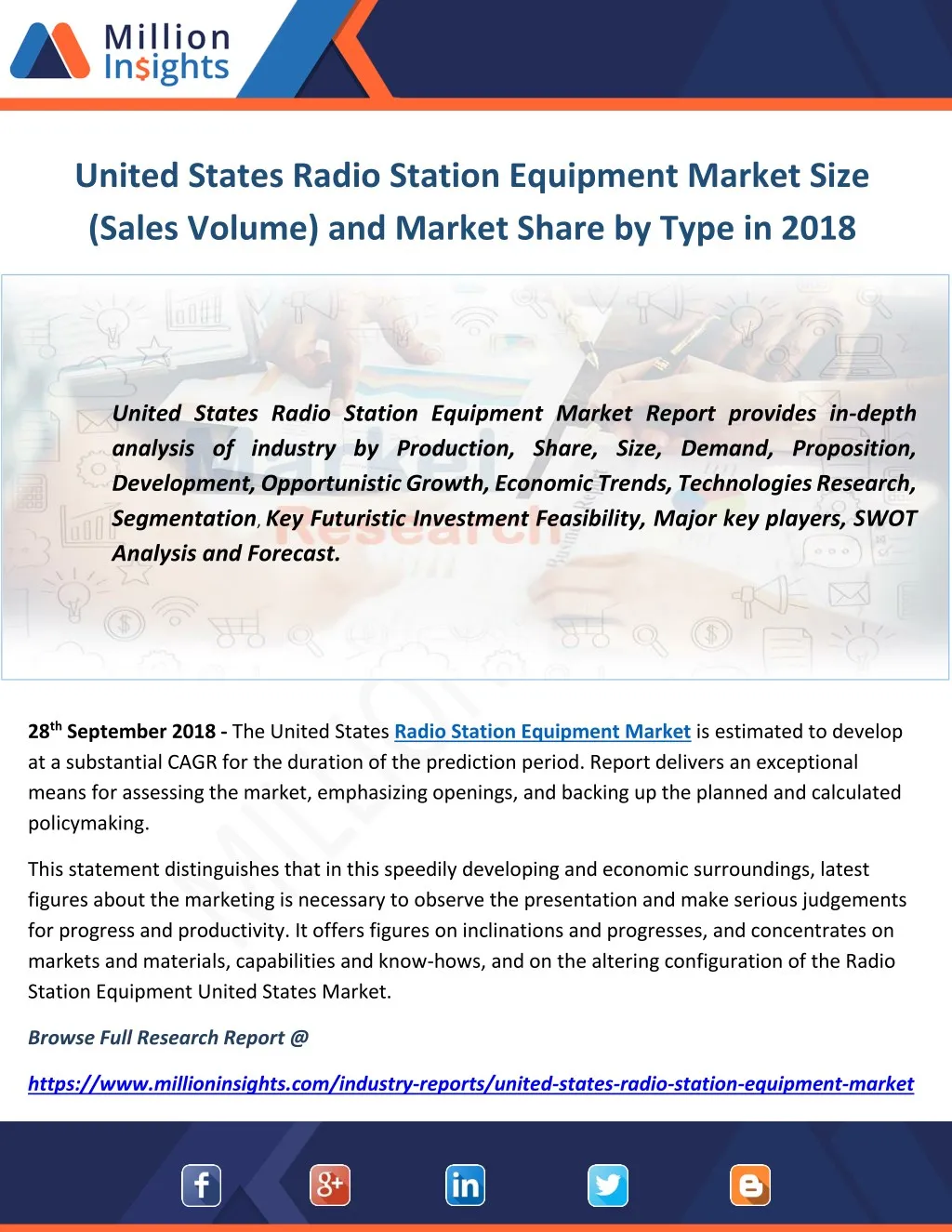 united states radio station equipment market size