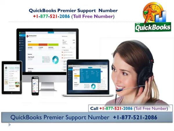 QuickBooks Premier Support Number 1-877-521-2086 For USA