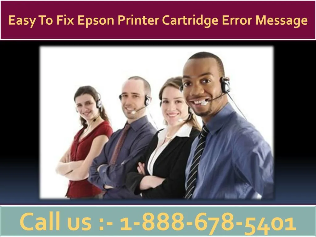 easy to fix epson printer cartridge error message