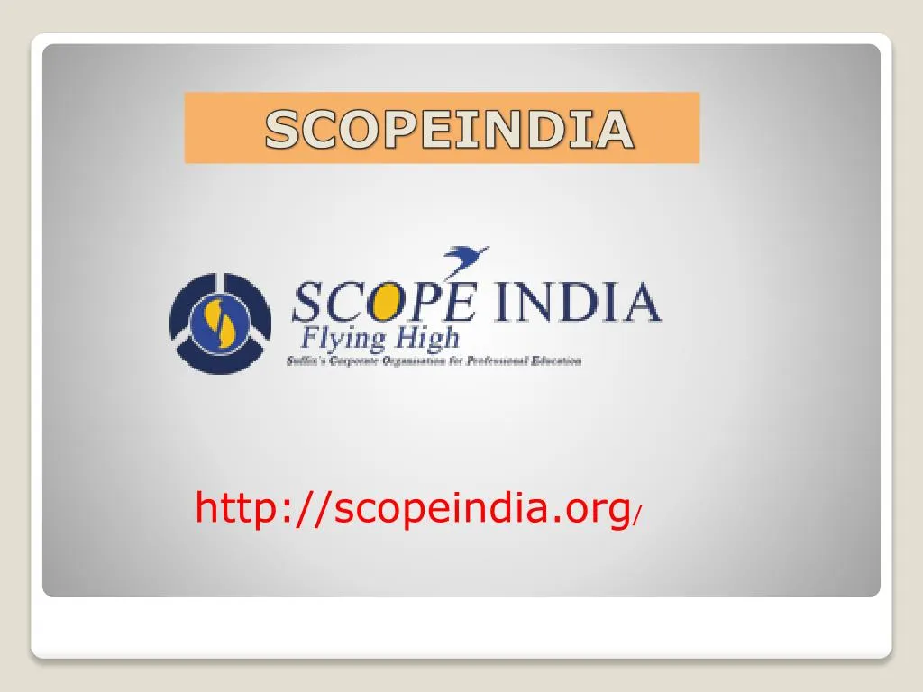 scopeindia