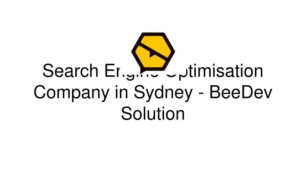 search engine optimisation company in sydney beedev solution