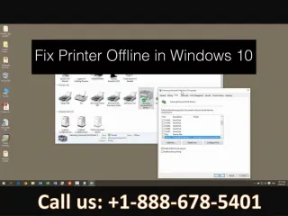 How to fix brother printer offline 1-888-678-5401 printer Support number - slide 1