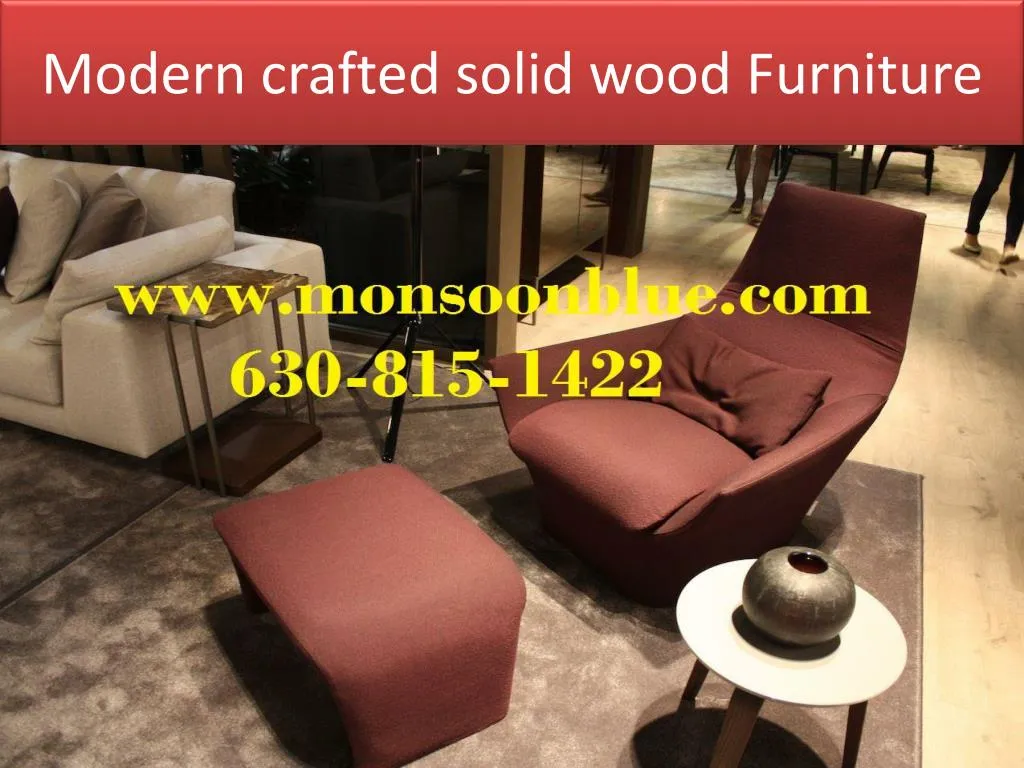 modern crafted solid wood furniture