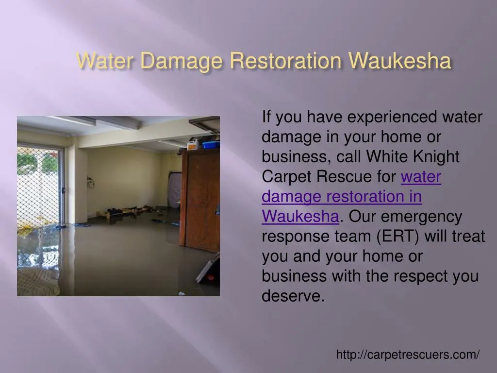 water damage restoration waukesha