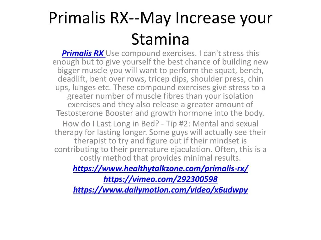 primalis rx may increase your stamina