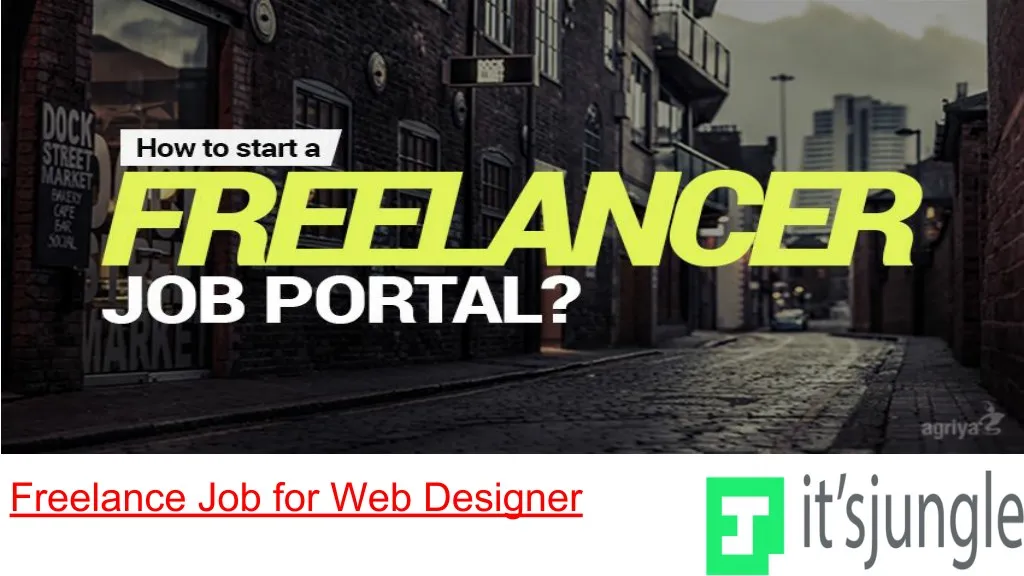 freelance job for web designer