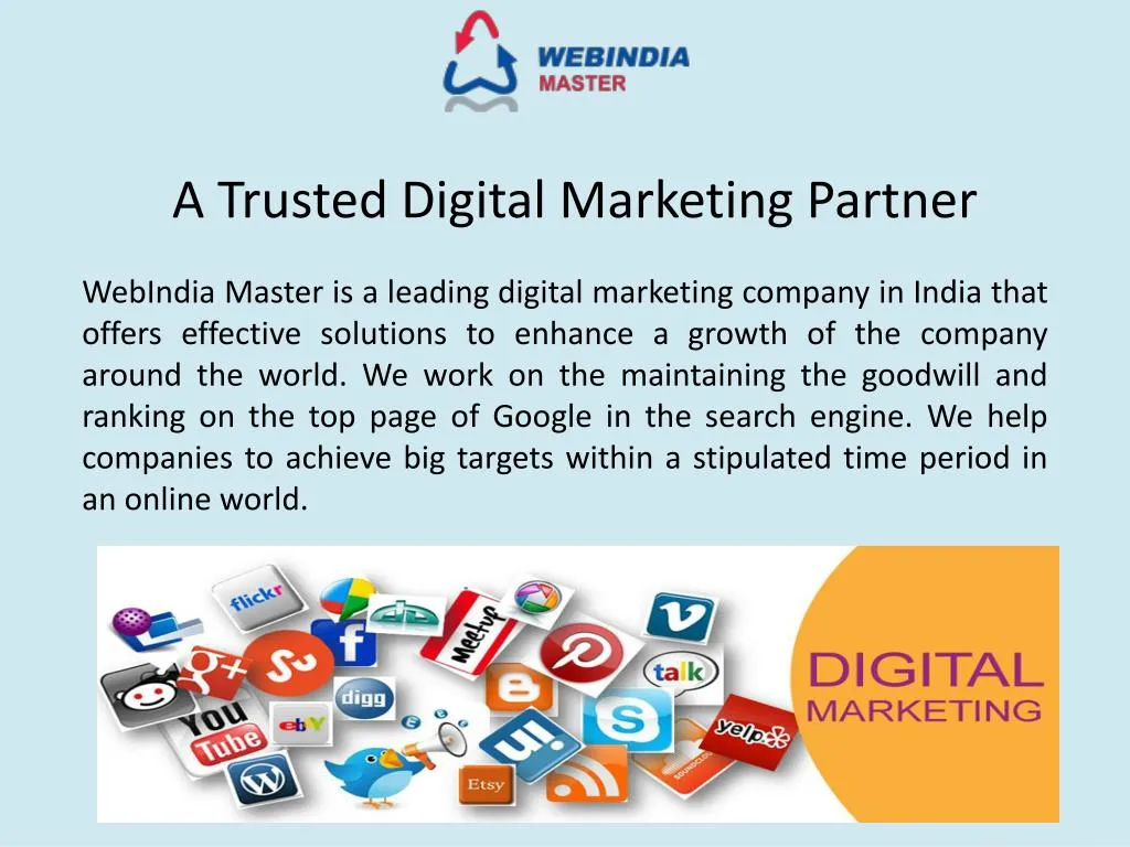 a trusted digital marketing partner