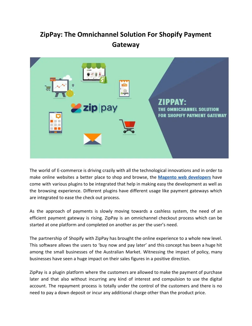 zippay the omnichannel solution for shopify