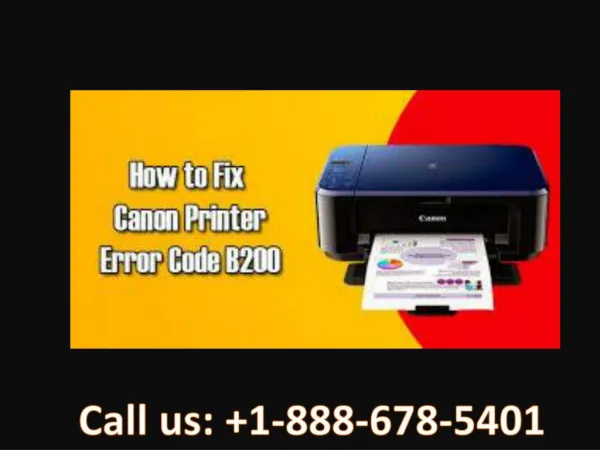 Methods to fix canon printer easily call 1-888-678-5401 printer support number