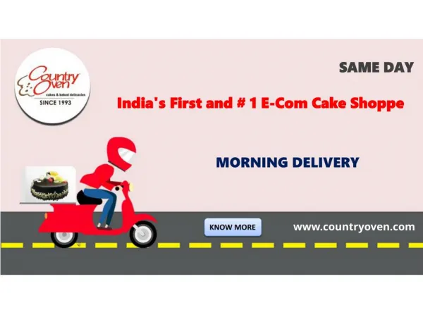 Cakes to India | Country Oven