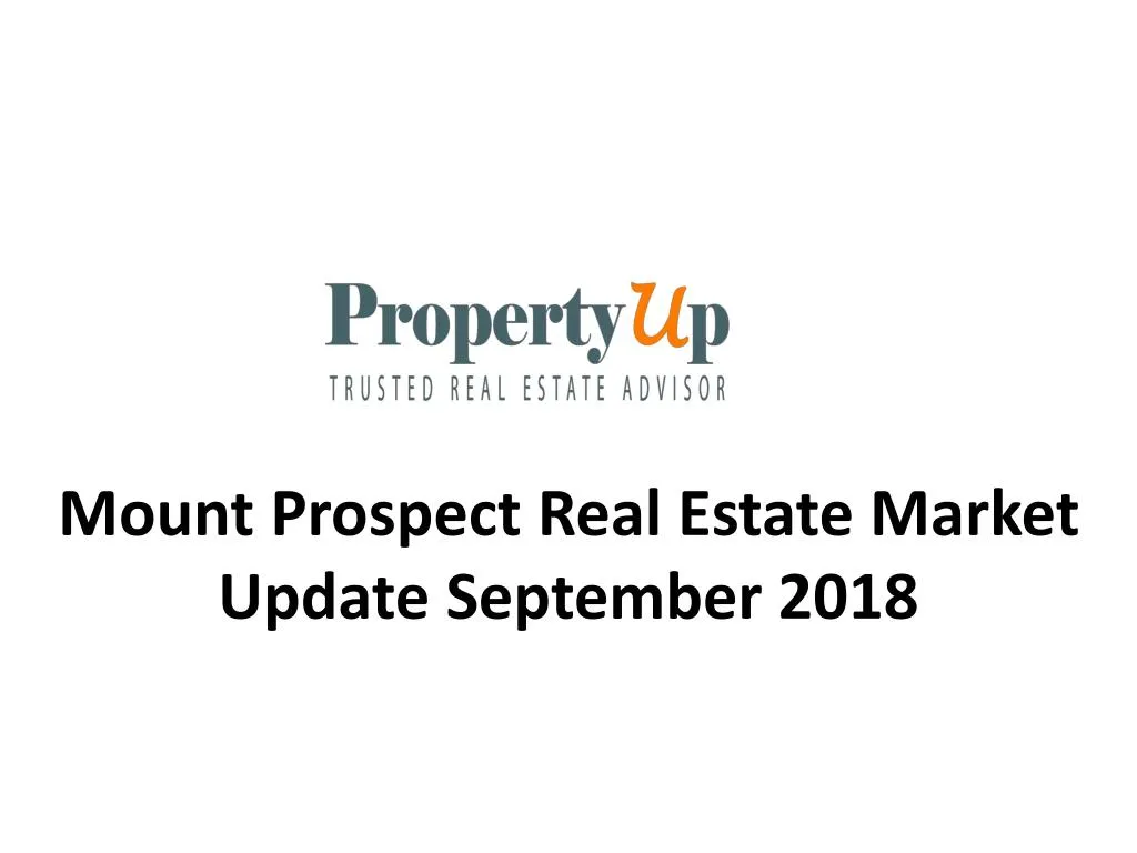 mount prospect real estate market update september 2018