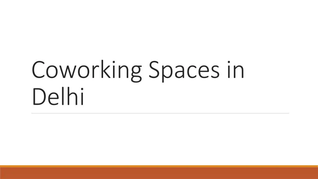 coworking spaces in delhi