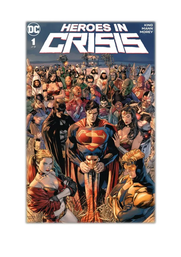[PDF] Free Download Heroes in Crisis (2018-) #1 By Tom King & Clay Mann