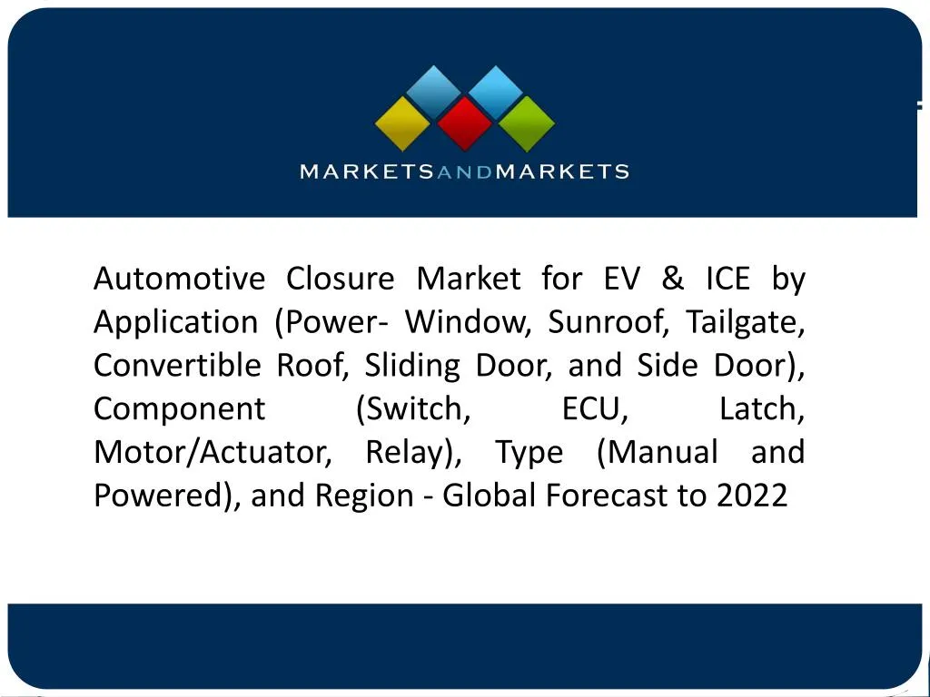 automotive closure market
