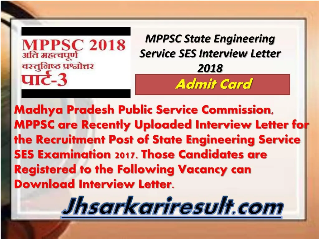 mppsc state engineering service ses interview