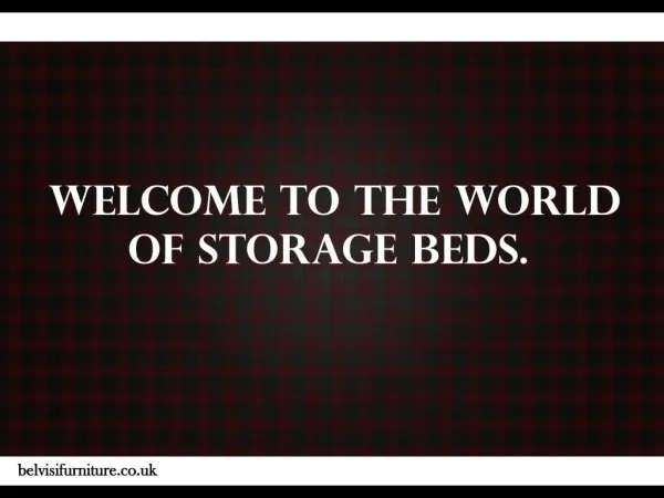 An overview about storage beds
