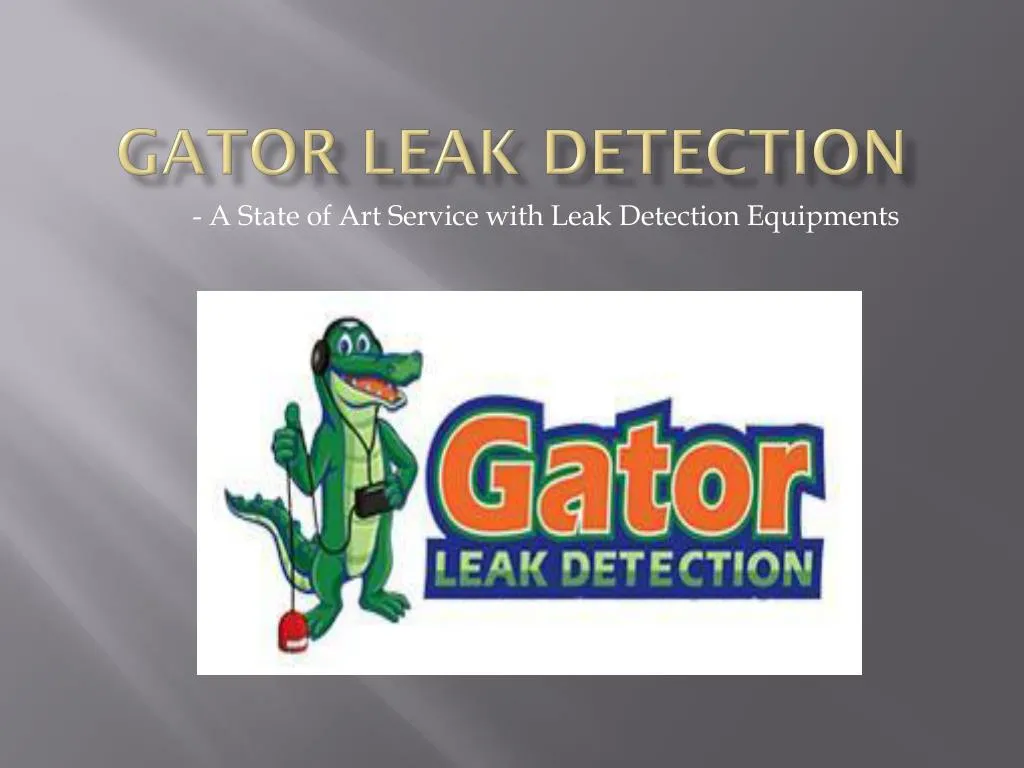 gator leak detection