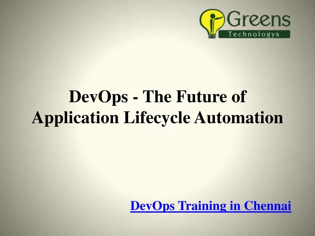 devops the future of application lifecycle automation