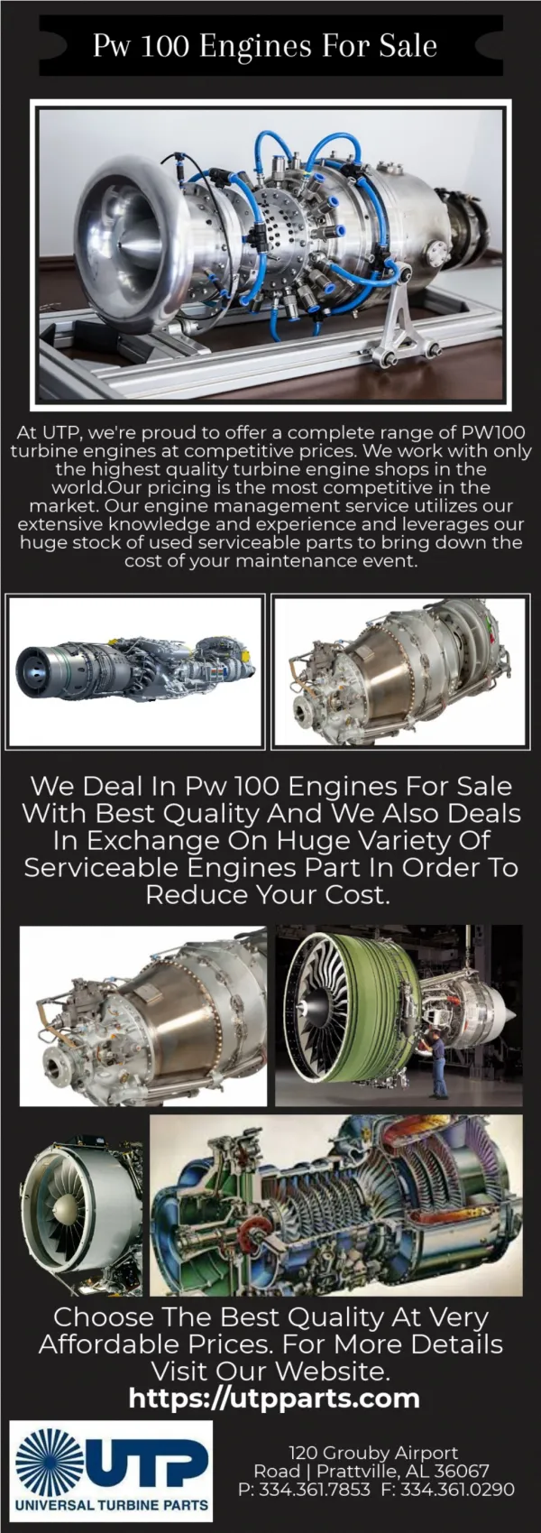 Manage Your Cost Of Pw 100 Engine For Sale