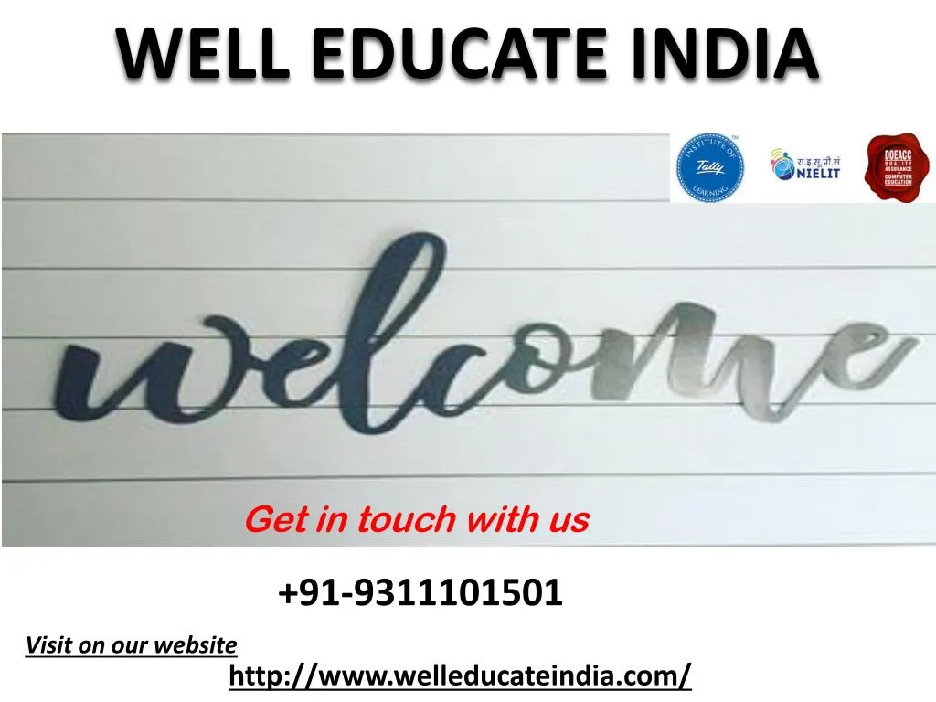well educate india