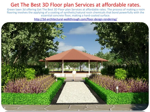 Get The Best 3D Floor plan Services at affordable rates.