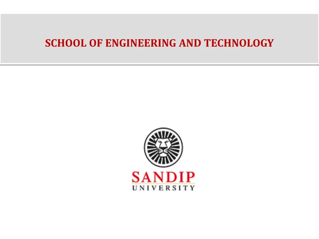 school of engineering and technology