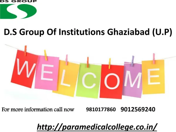 Top Paramedical Colleges In Ghaziabad call now 9810177860.