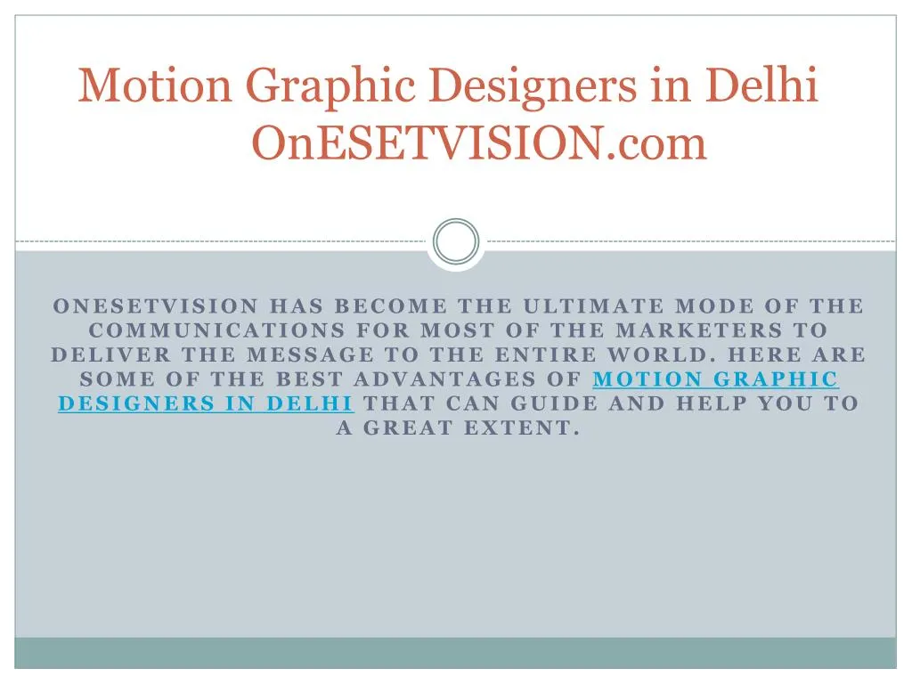 motion graphic designers in delhi onesetvision com
