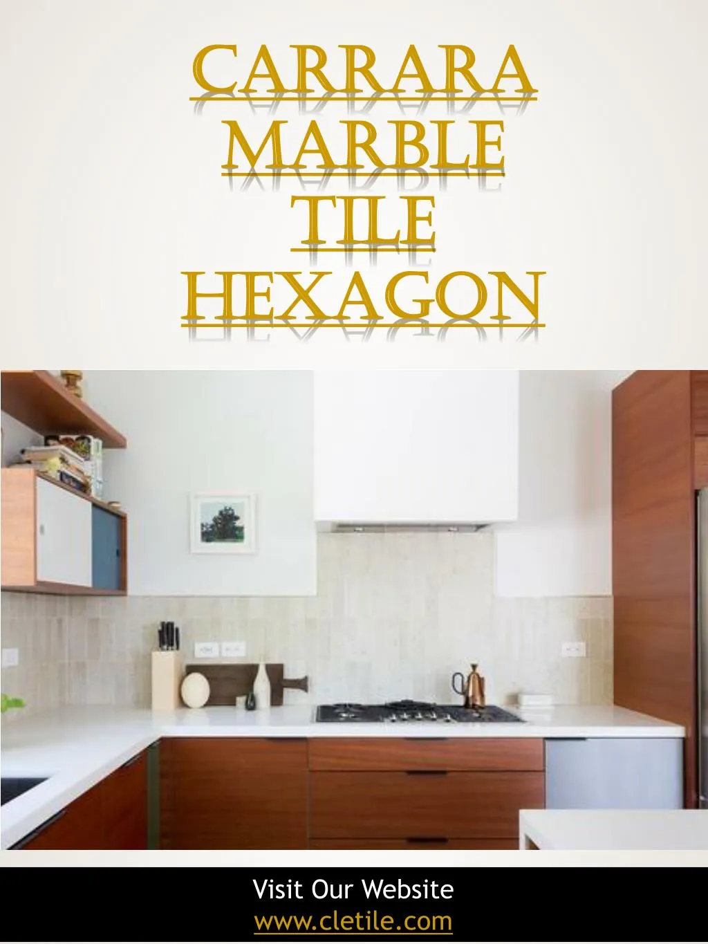carrara marble tile hexagon